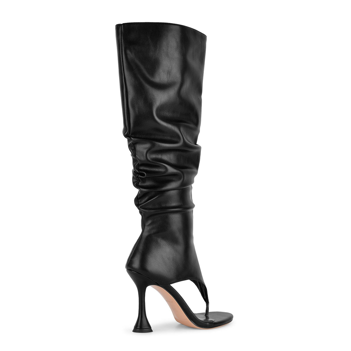 Round Toe Flip Flops Knee High Boots Sandals - Onlymaker Hot Sale