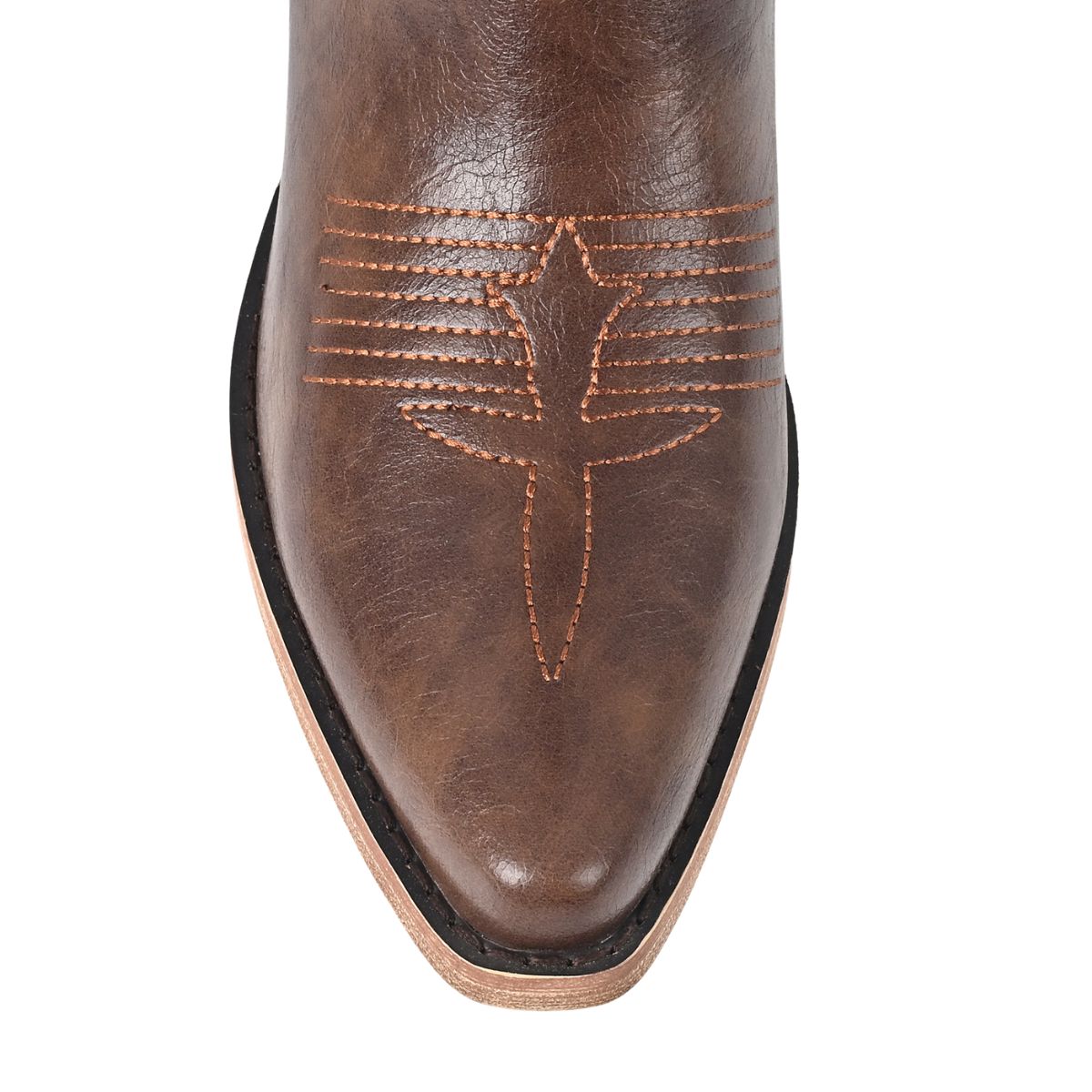 Pointed Toe Embroidery Knee High Western Boots - Onlymaker Premium