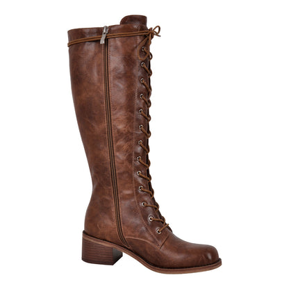 Lace-up Mid-calf Boot - Onlymaker Customer Favorite