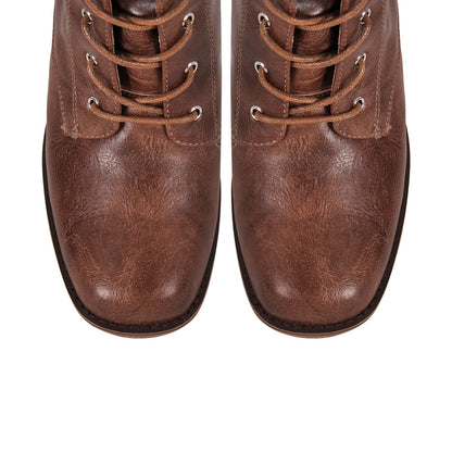 Lace-up Mid-calf Boot - Onlymaker Customer Favorite
