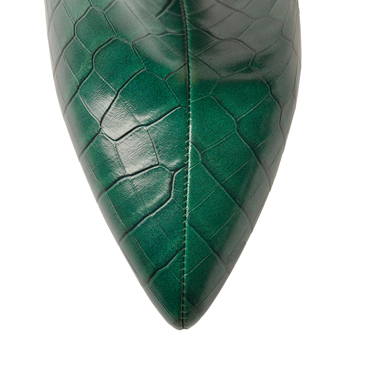 Pointed Toe Stone Pattern Chunky High Heels Darkseagreen Ankle Boots - Onlymaker Value