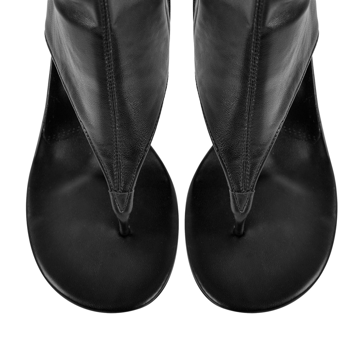 Thong Round Toe Mid-Calf Bootie Sandals - Onlymaker Customer Favorite