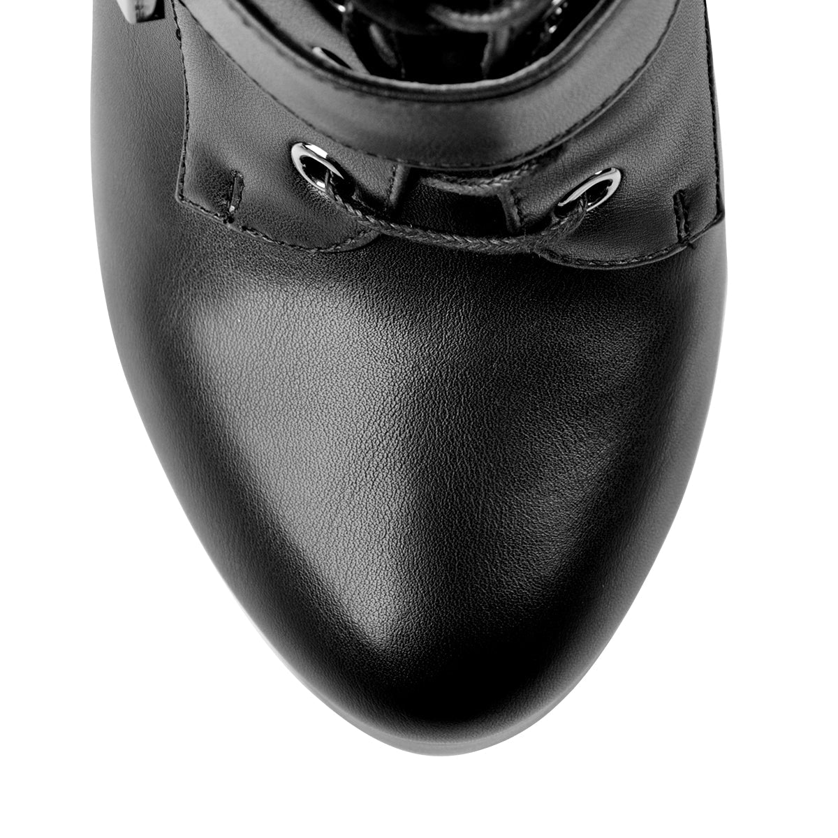 Punk Buckle Strap Platform High Heels Ankle Boots - Onlymaker Recommended