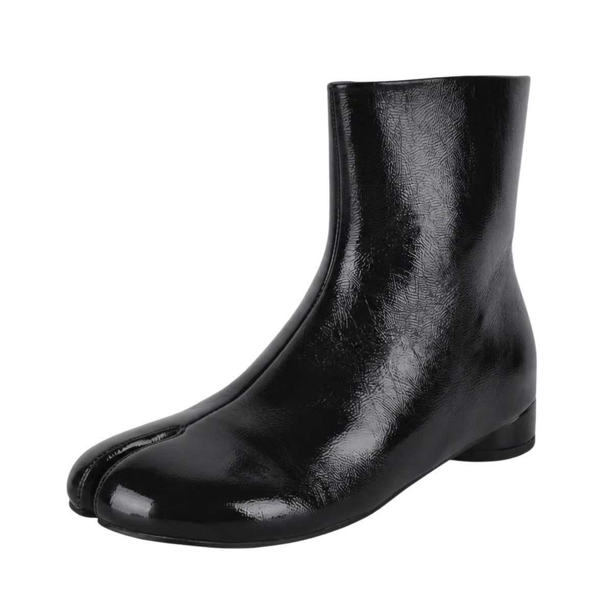Round Toe Tabi Round Heel Flat Ankle Boots - Onlymaker Special Offer