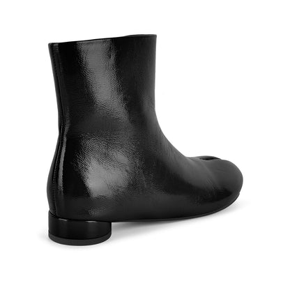 Round Toe Tabi Round Heel Flat Ankle Boots - Onlymaker Special Offer