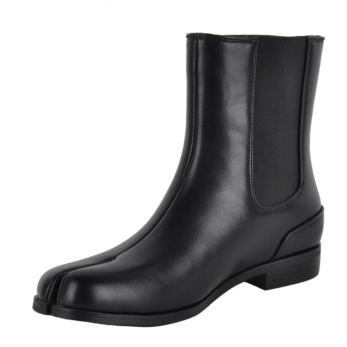 Round Toe Tabi Chelsea Flat Ankle Boots - Onlymaker Quality