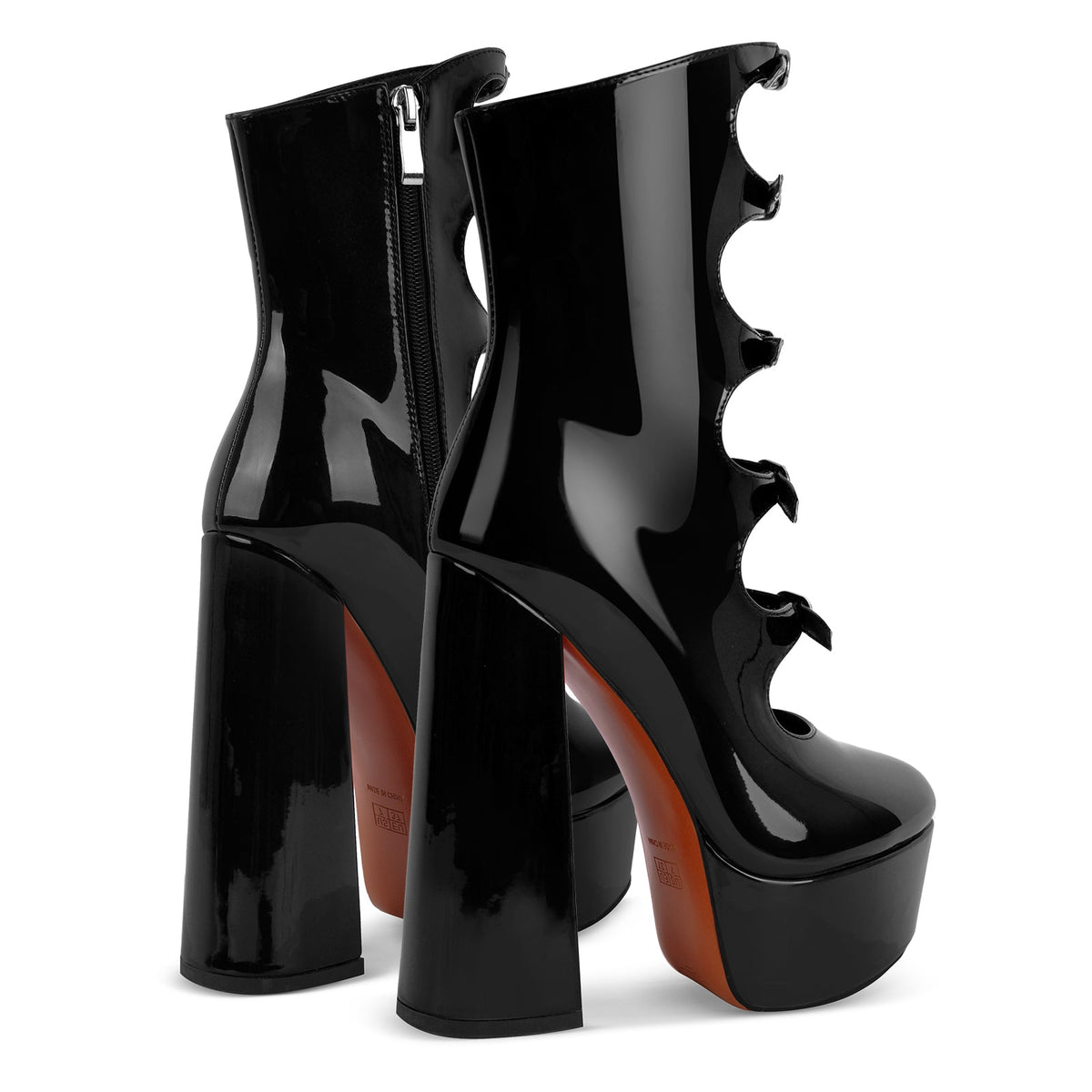 Platform Multi Buckle Strap Ankle Boots - Onlymaker Special Offer
