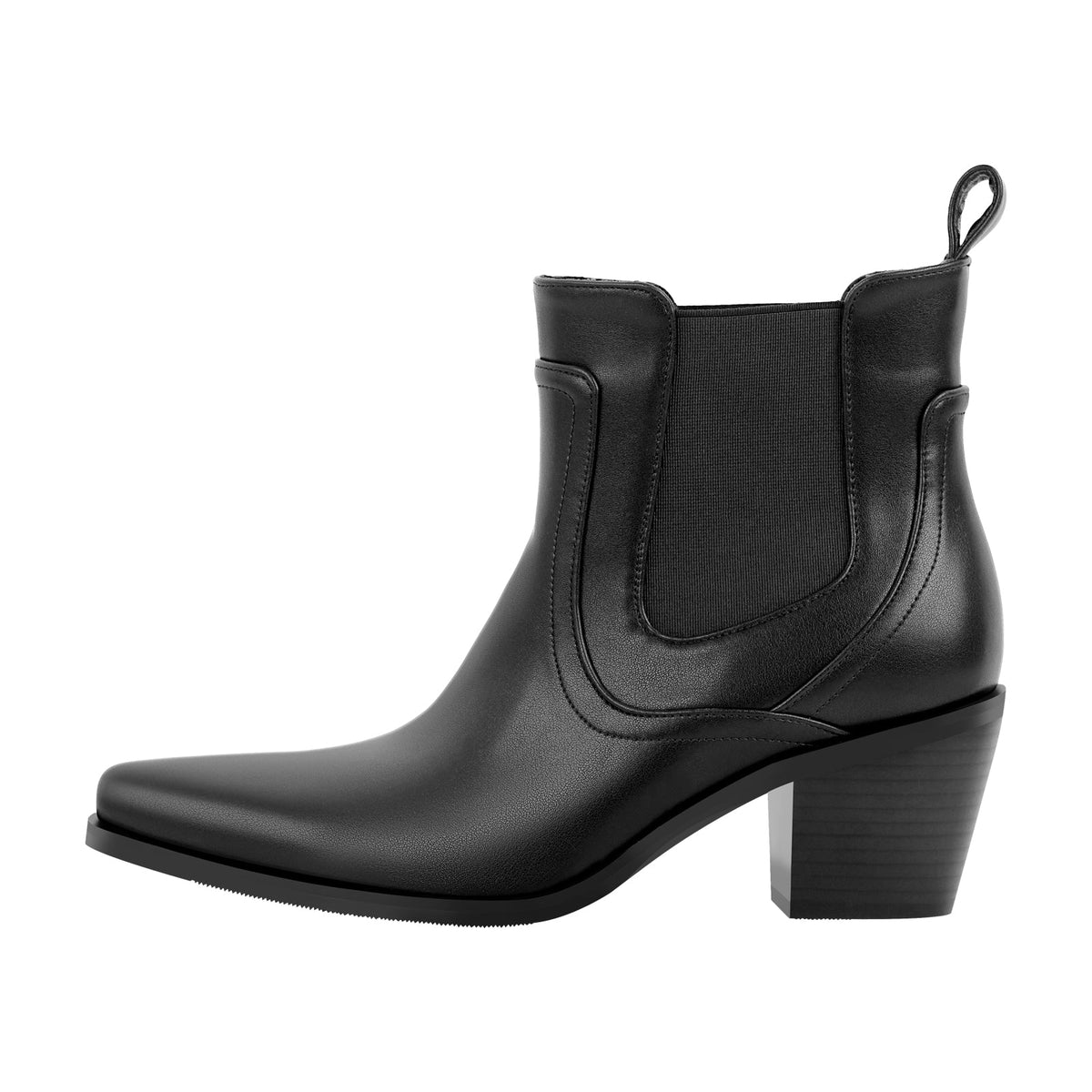 Chunky Heel Western Ankle Men's Boot - Onlymaker Trusted