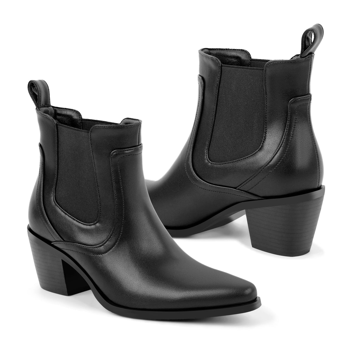 Chunky Heel Western Ankle Men's Boot - Onlymaker Trusted
