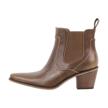 Chunky Heel Western Ankle Men's Boot - Onlymaker Trusted