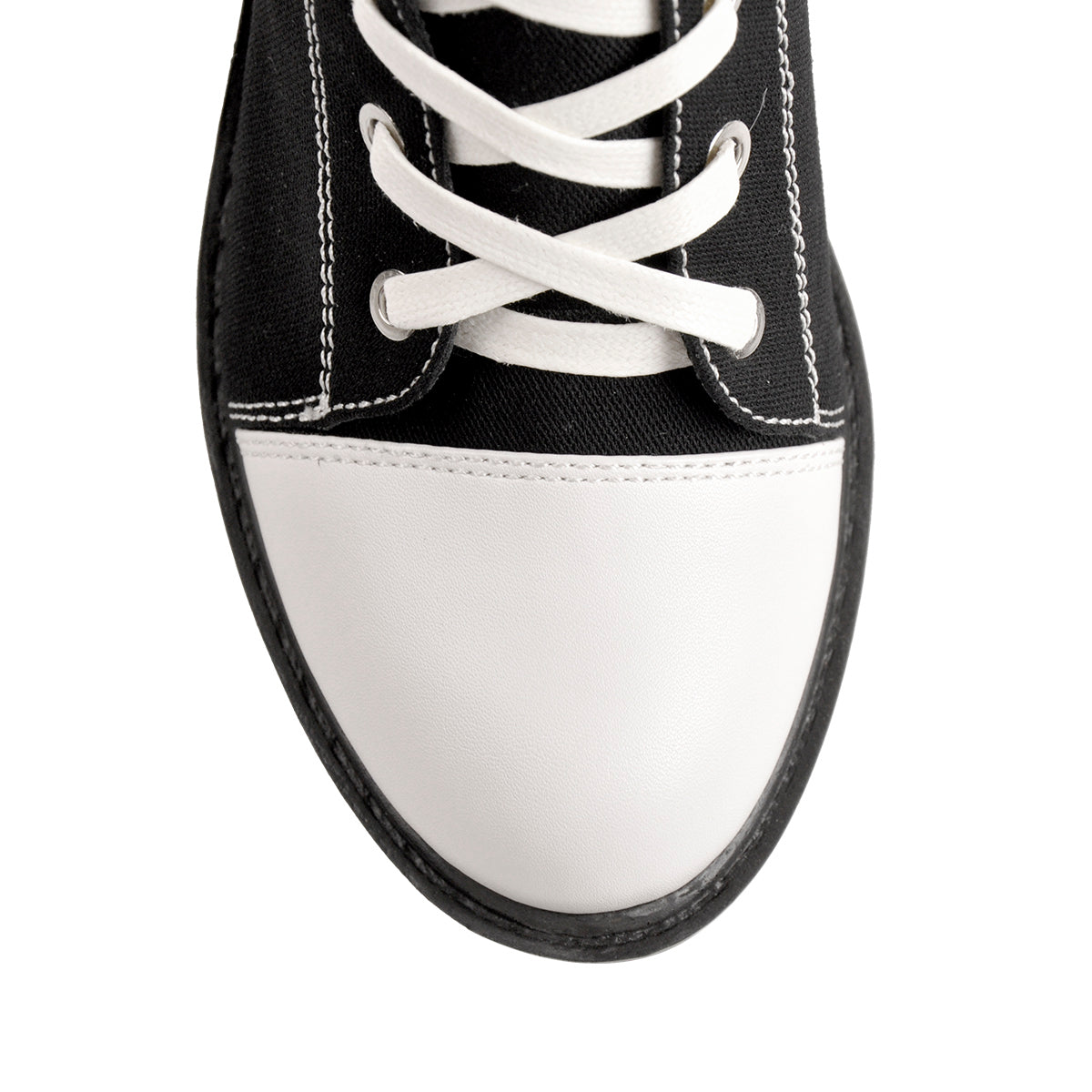 Platform Lace Up Canvas Boots - Onlymaker Best Seller