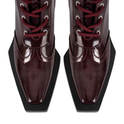Square Toe Buckle Ankle Boots - Onlymaker Top Pick