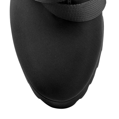 Platform Round Toe Zipper Strap Chunky High Heels Ankle Boots - Onlymaker Best Seller