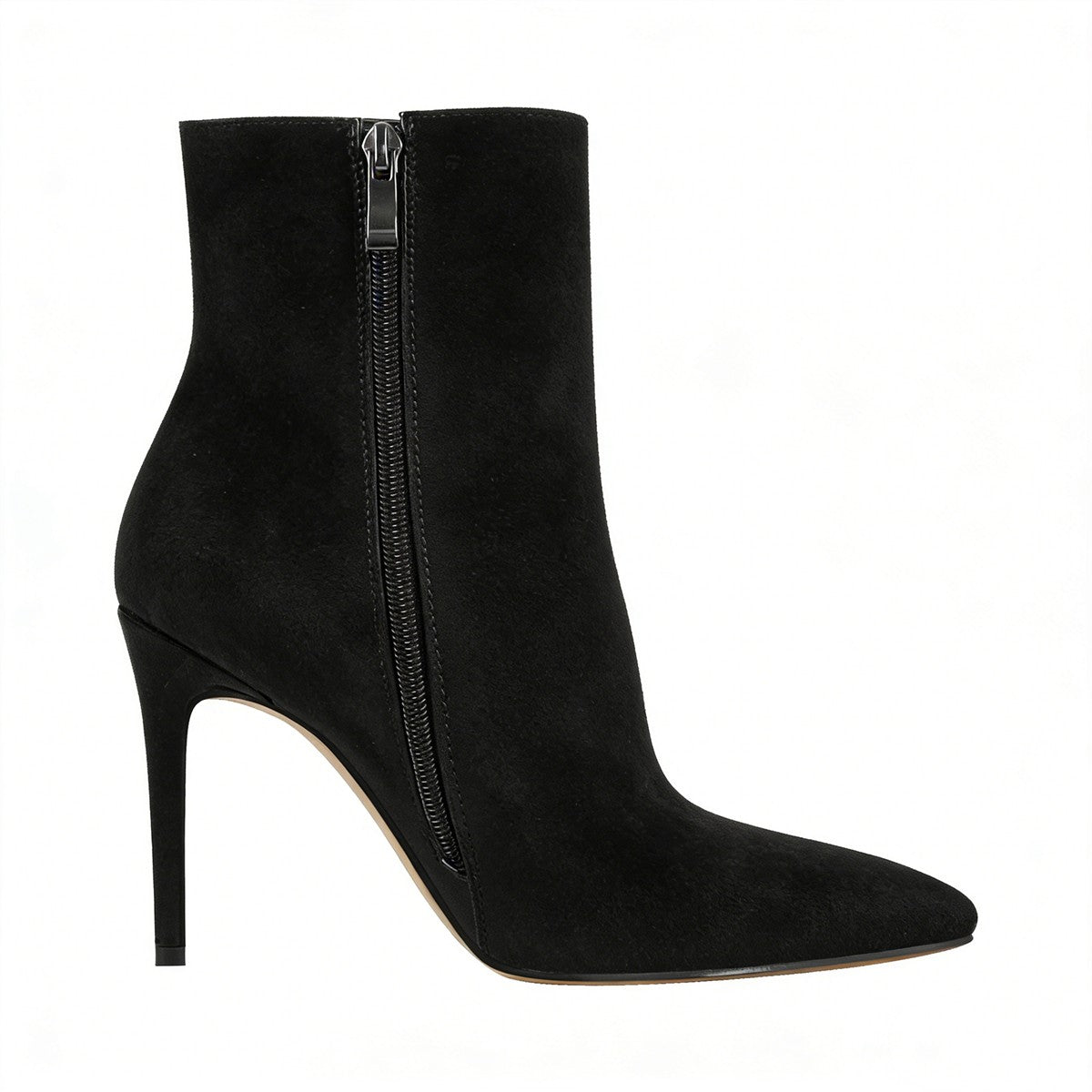 Suede Pointy Toe Stiletto High Heel Ankle Boots - Onlymaker Best Seller