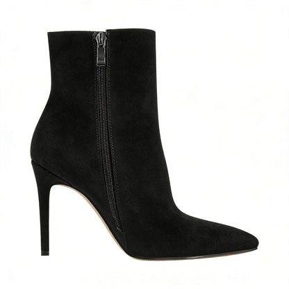 Suede Pointy Toe Stiletto High Heel Ankle Boots - Onlymaker Best Seller