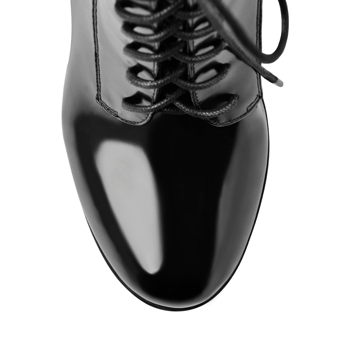Lace Up Platform Round Toe Chunky Heels Ankle Boots - Onlymaker Signature