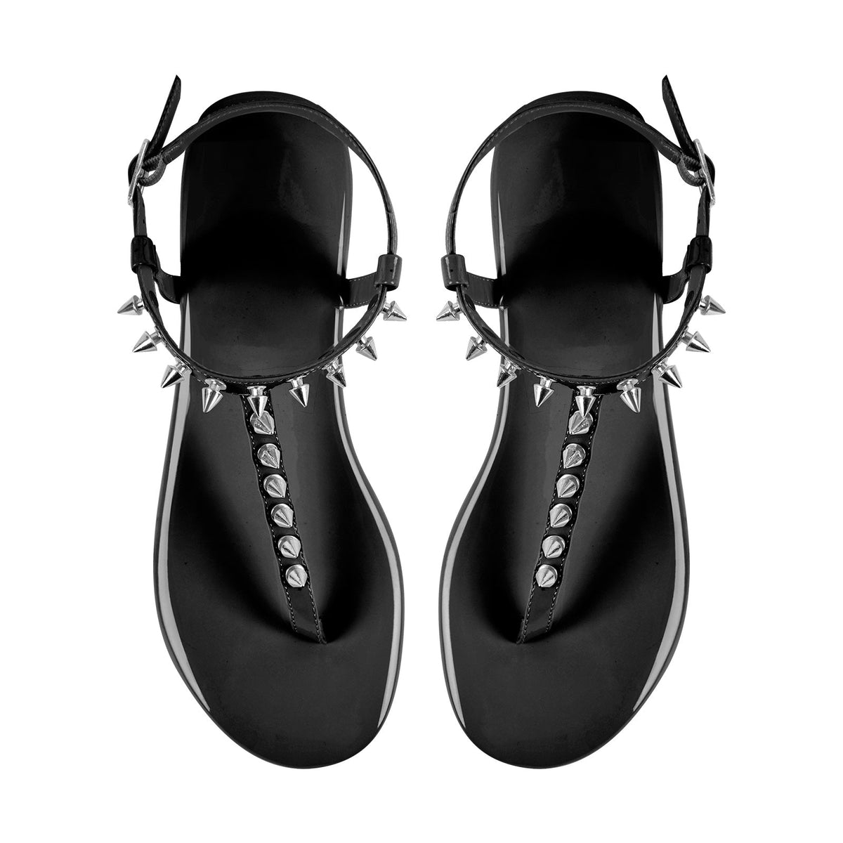 Studded Clip-On Toe Slippers - Onlymaker Featured