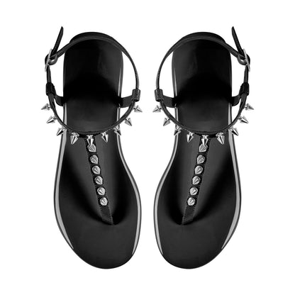 Studded Clip-On Toe Slippers - Onlymaker Featured