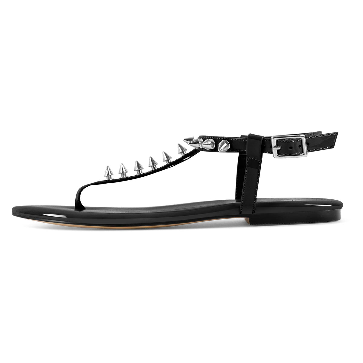Studded Clip-On Toe Slippers - Onlymaker Featured