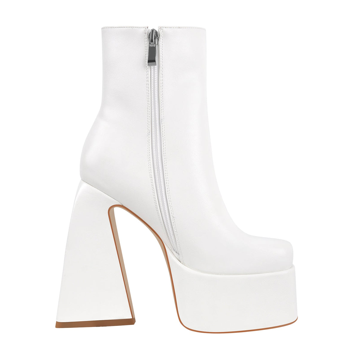 Chunky Ankle Boots Thick High Heels Platform Shoes - Onlymaker Signature