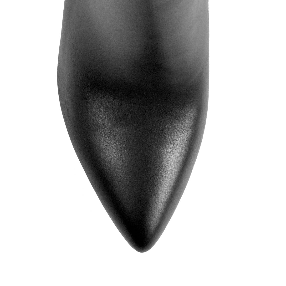 Pointed Toe Chunky Heel Ankle Boots - Onlymaker Quality