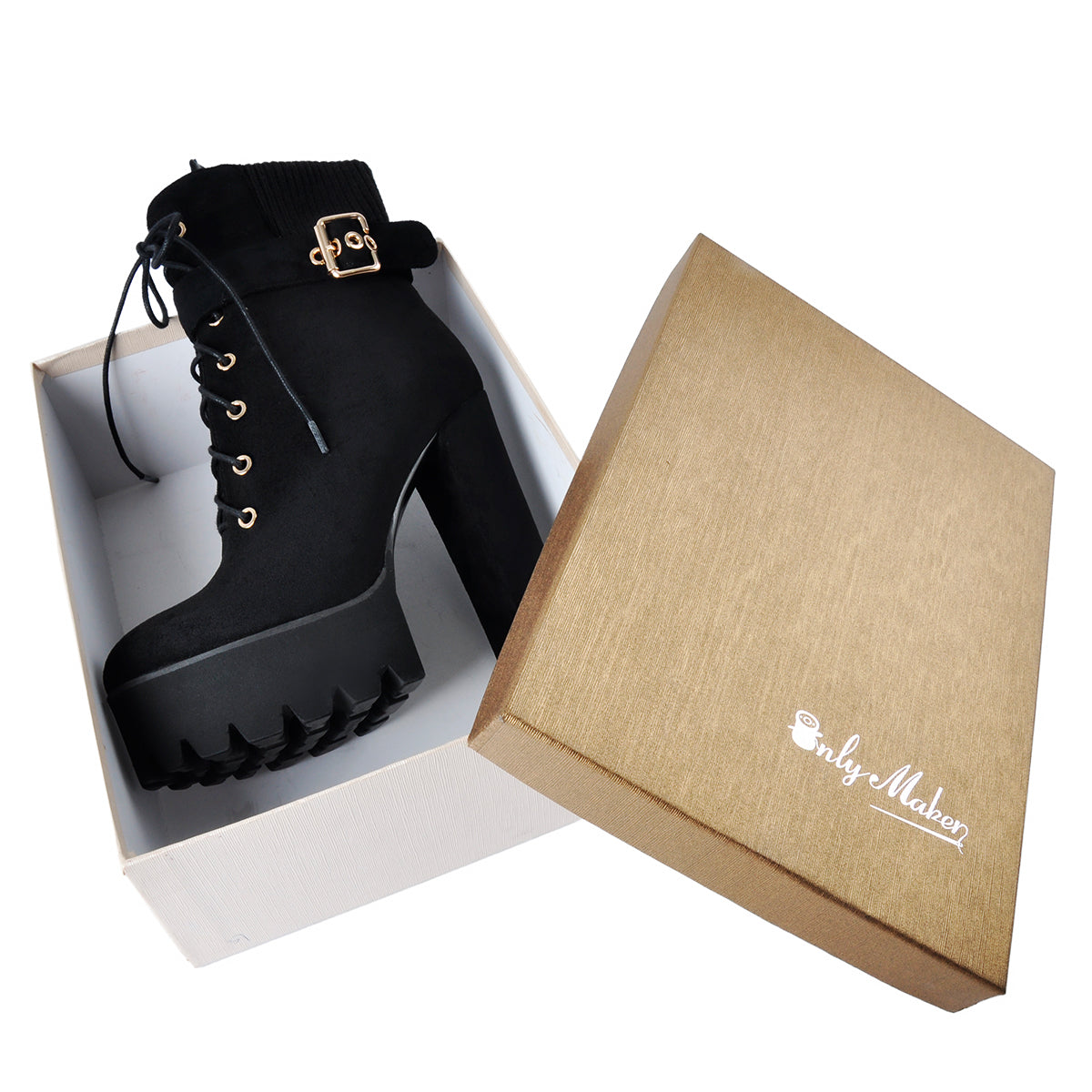 Ankle Platform High Heel Boots - Onlymaker Trending