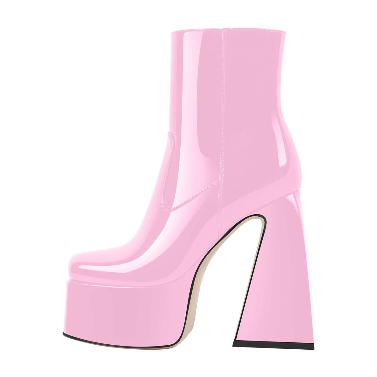 Platform Chunky High Heels Ankle Boots - Onlymaker Customer Favorite