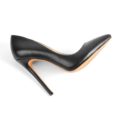 8cm 10cm 12cm Matte Pointed Toe Slip On High Heel Pumps - Onlymaker Smart Buy
