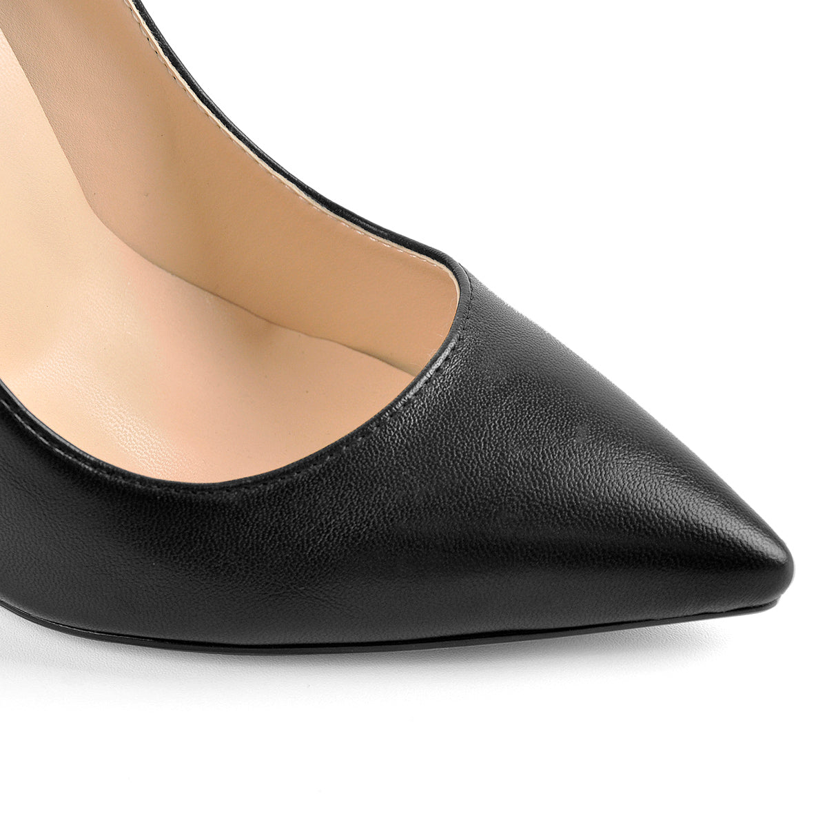 8cm 10cm 12cm Matte Pointed Toe Slip On High Heel Pumps - Onlymaker Smart Buy