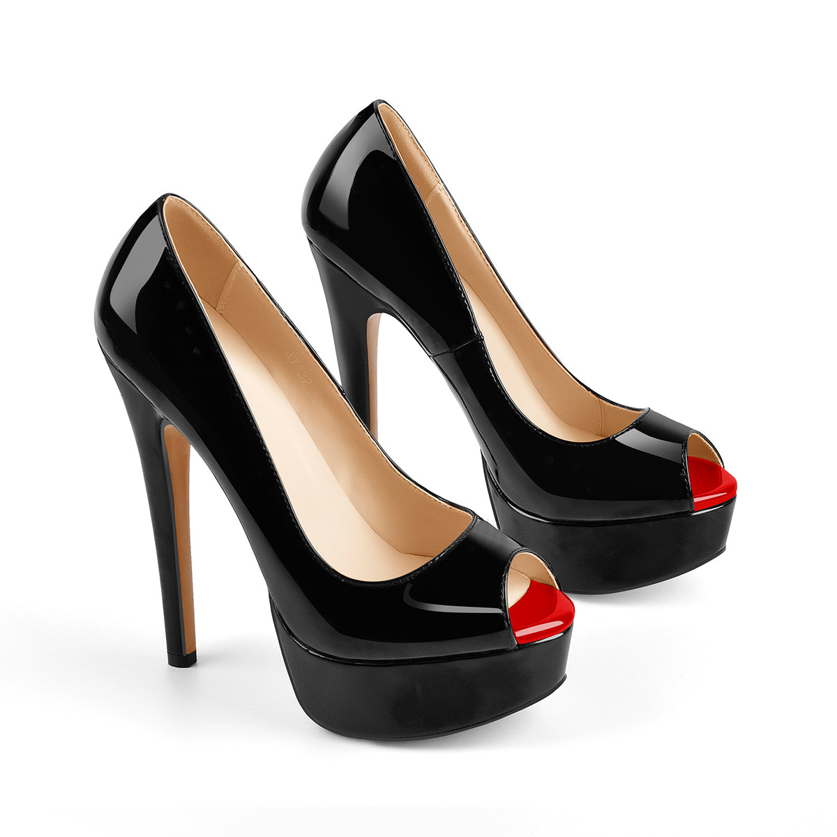 Peep Toe Platform Stiletto High Heel Pumps - Onlymaker Value
