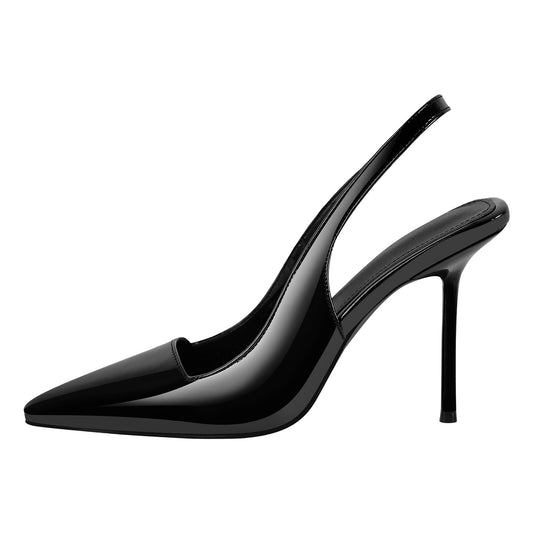 Pointed Toe Stiletto Slingback High Heels - Onlymaker Top Pick