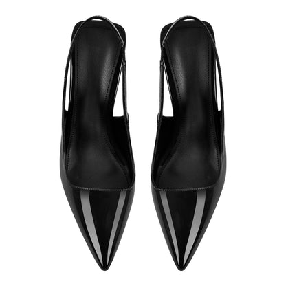Pointed Toe Stiletto Slingback High Heels - Onlymaker Top Pick