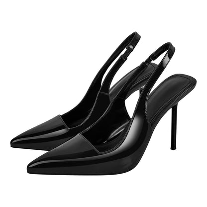 Pointed Toe Stiletto Slingback High Heels - Onlymaker Top Pick