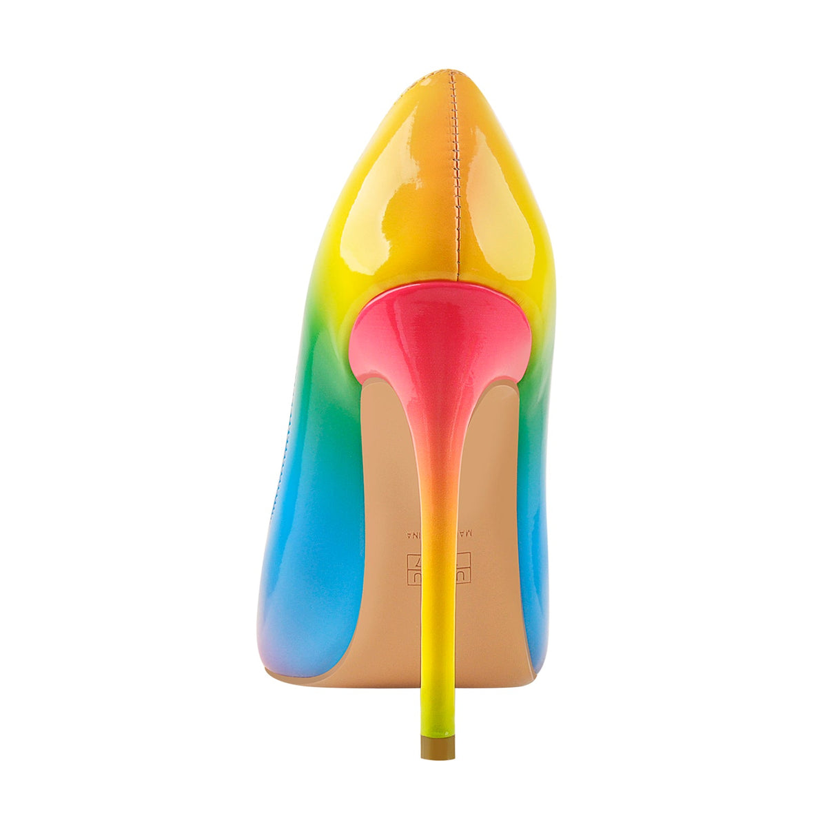 Rainbow Pointed Toe Stilettos Pumps - Onlymaker Special Offer