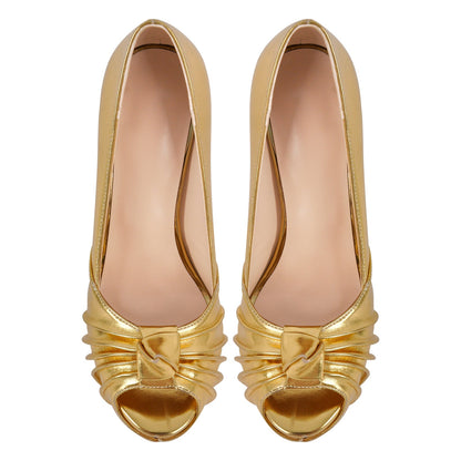 Peep Toe Platform Stiletto High Heels - Onlymaker Value