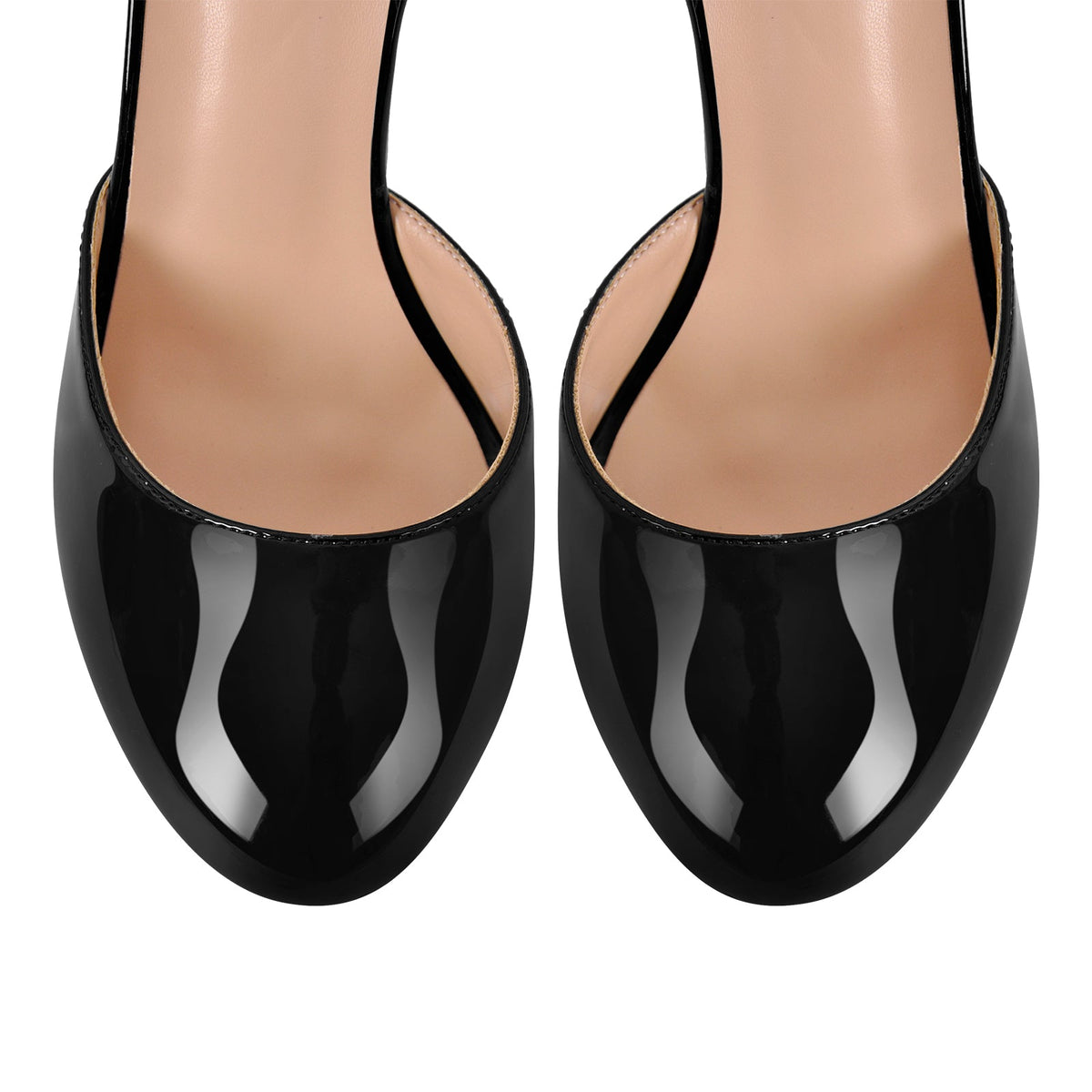 Platform Chunky Heel Ankle Strap Slingback Pumps - Onlymaker Best Seller