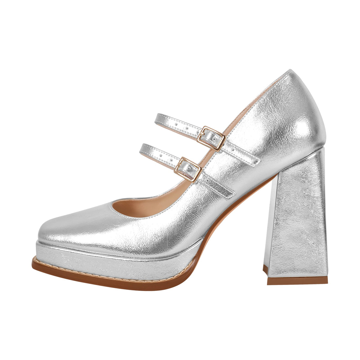 Mary Jane Platform Chunky Heels Pumps - Onlymaker Popular