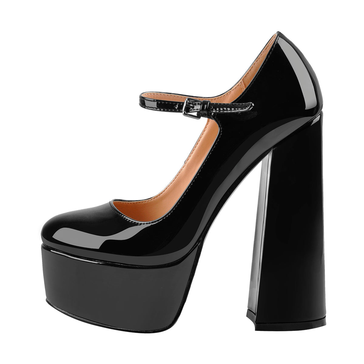 Mary Jane Platform Chunky High Heels Pumps - Onlymaker Sale
