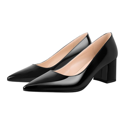 Onlymaker Chucky Heel Basic Pumps - Onlymaker Great Value