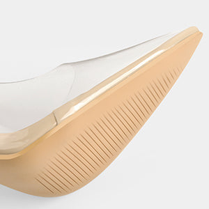 Pointed Toe Clear High Heels Pumps - Onlymaker Smart Buy