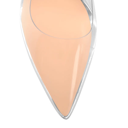 Transparent Pointed Toe Slip on High Heel Stiletto Pumps - Onlymaker Quality