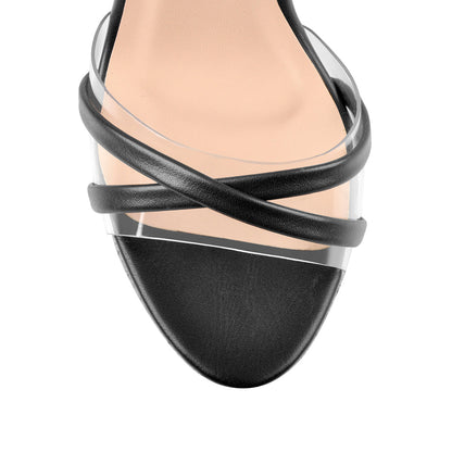 Lace up Wood Platform Wedge Open Toe Sandals - Onlymaker Trending