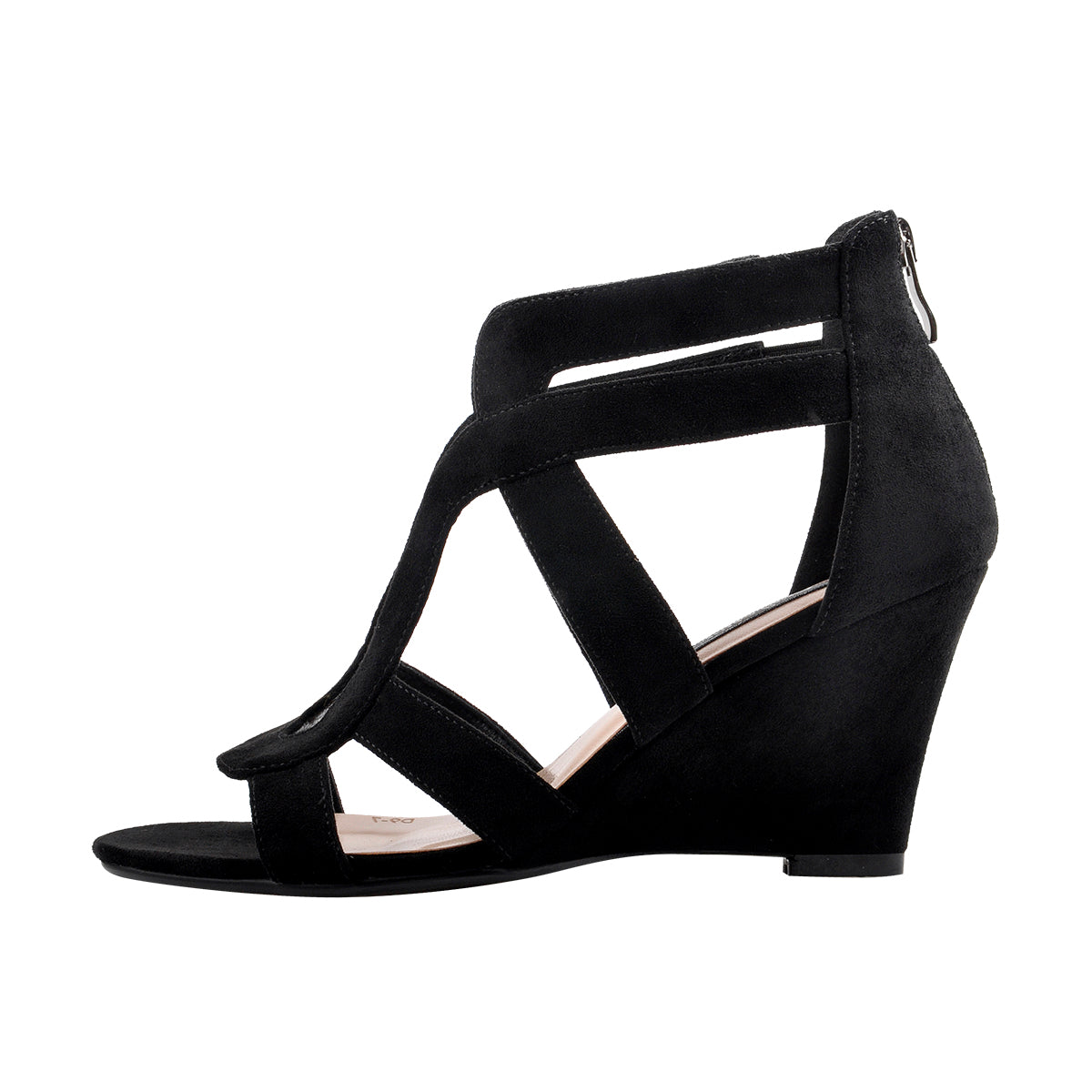 Gladiator Cut Out Open Toe Wedge Sandals - Onlymaker Customer Favorite