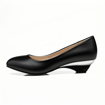 Round Toe Wedge Heel Daily Pumps - Onlymaker Customer Favorite