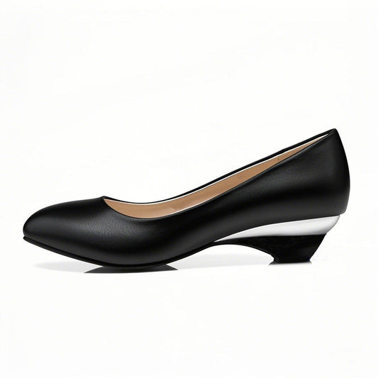 Round Toe Wedge Heel Daily Pumps - Onlymaker Customer Favorite