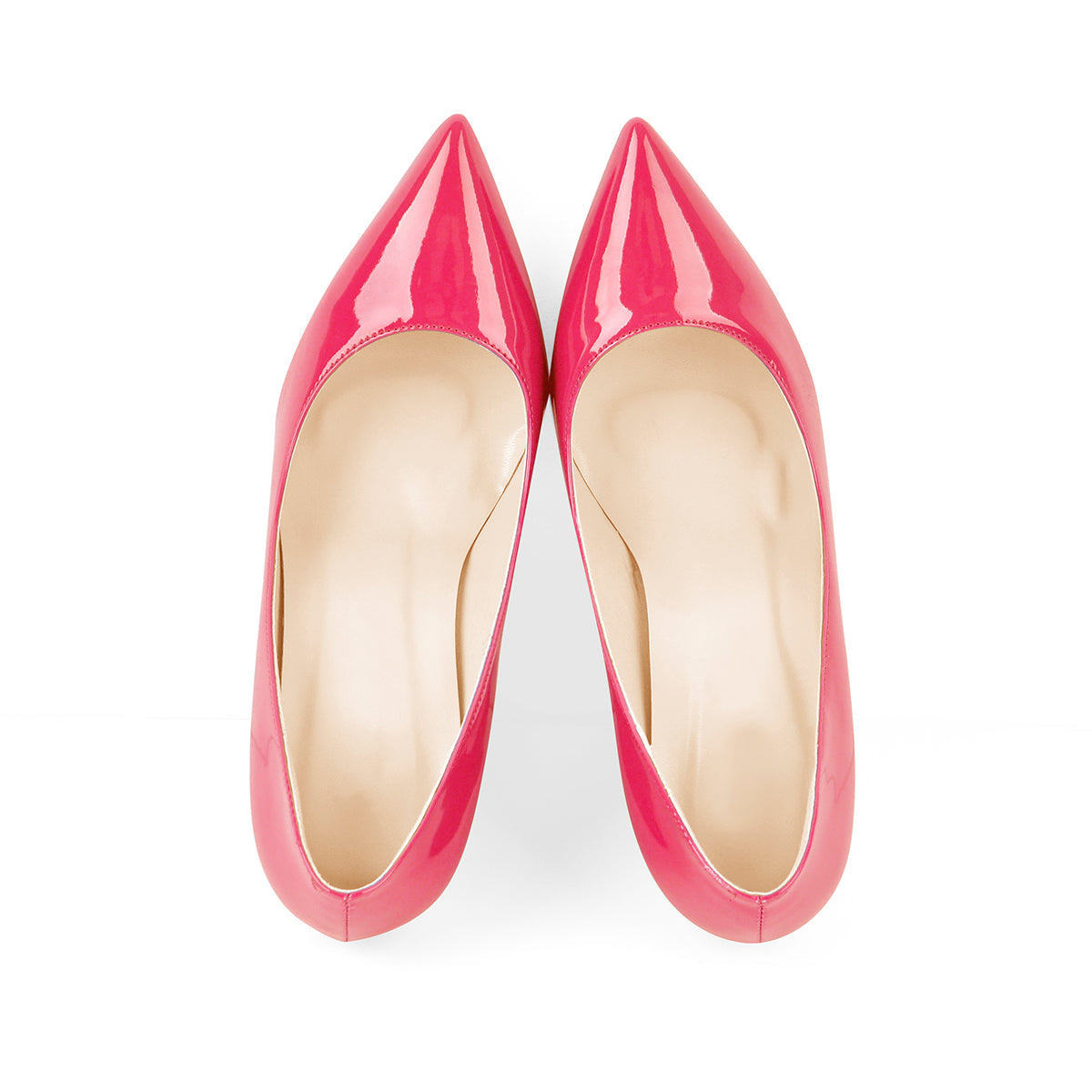Basic Pumps Pointed Toe Chunky High Heels - Onlymaker Customer Favorite
