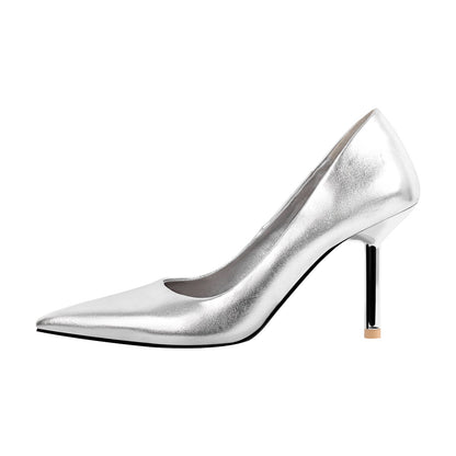 Onlymaker Pumps Multicolor Pointed Toe High Heels - Onlymaker Trending