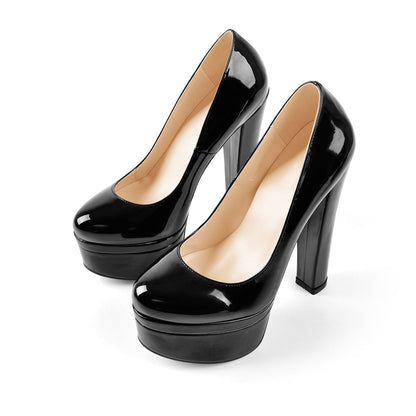 Onlymaker Pumps Classic Chunky High Heels - Onlymaker Popular