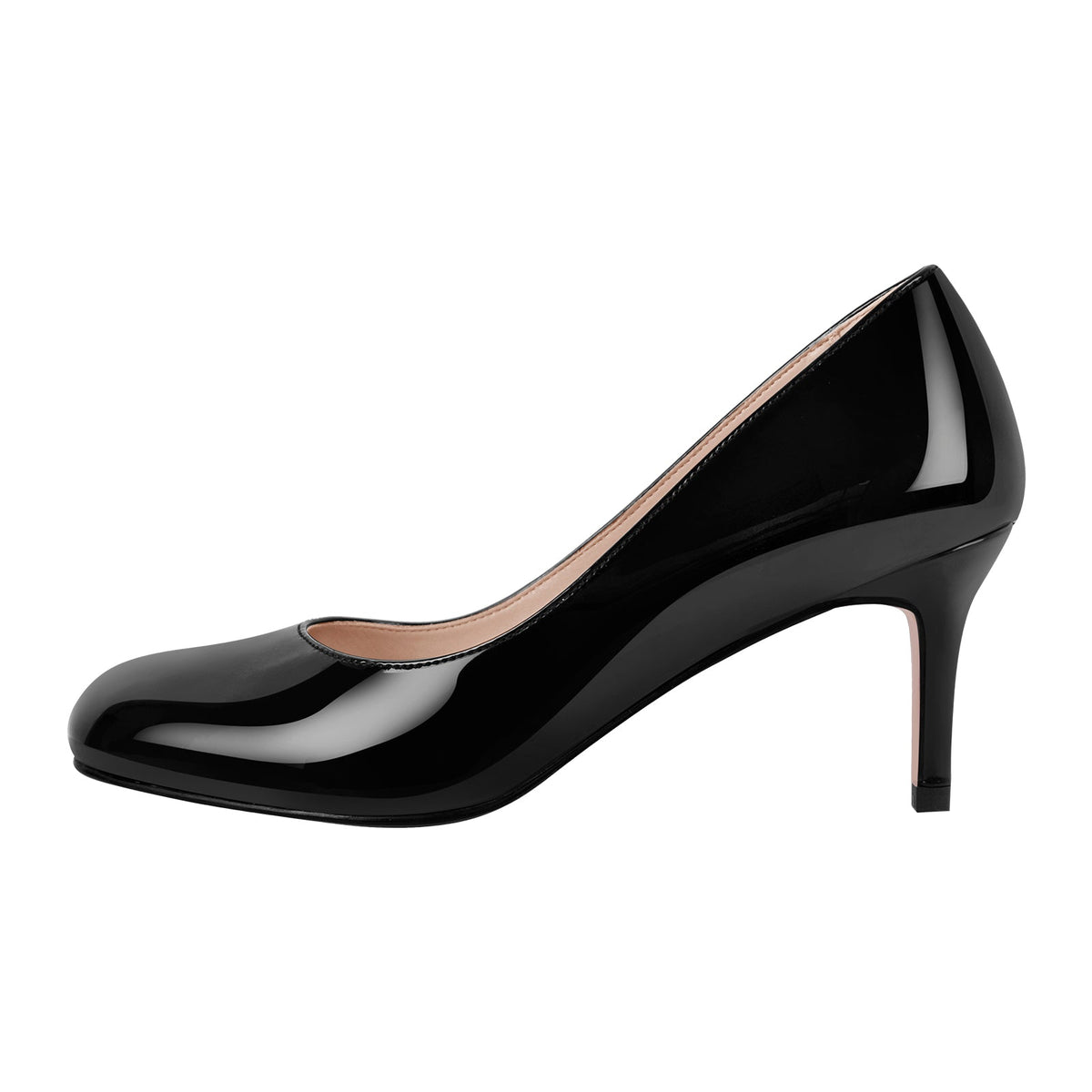 Round Toe Classic Stiletto Pumps - Onlymaker Recommended