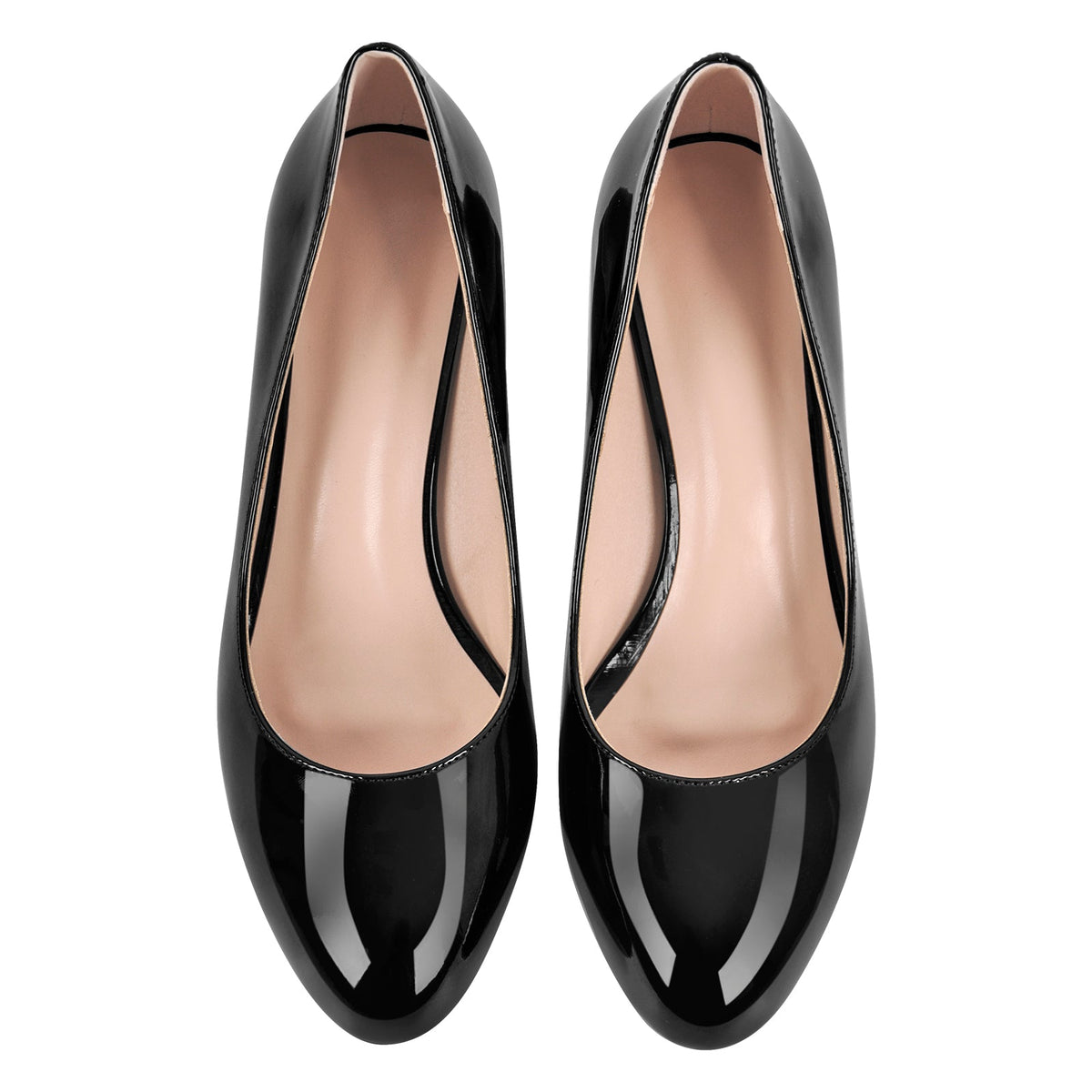 Round Toe Classic Stiletto Pumps - Onlymaker Recommended
